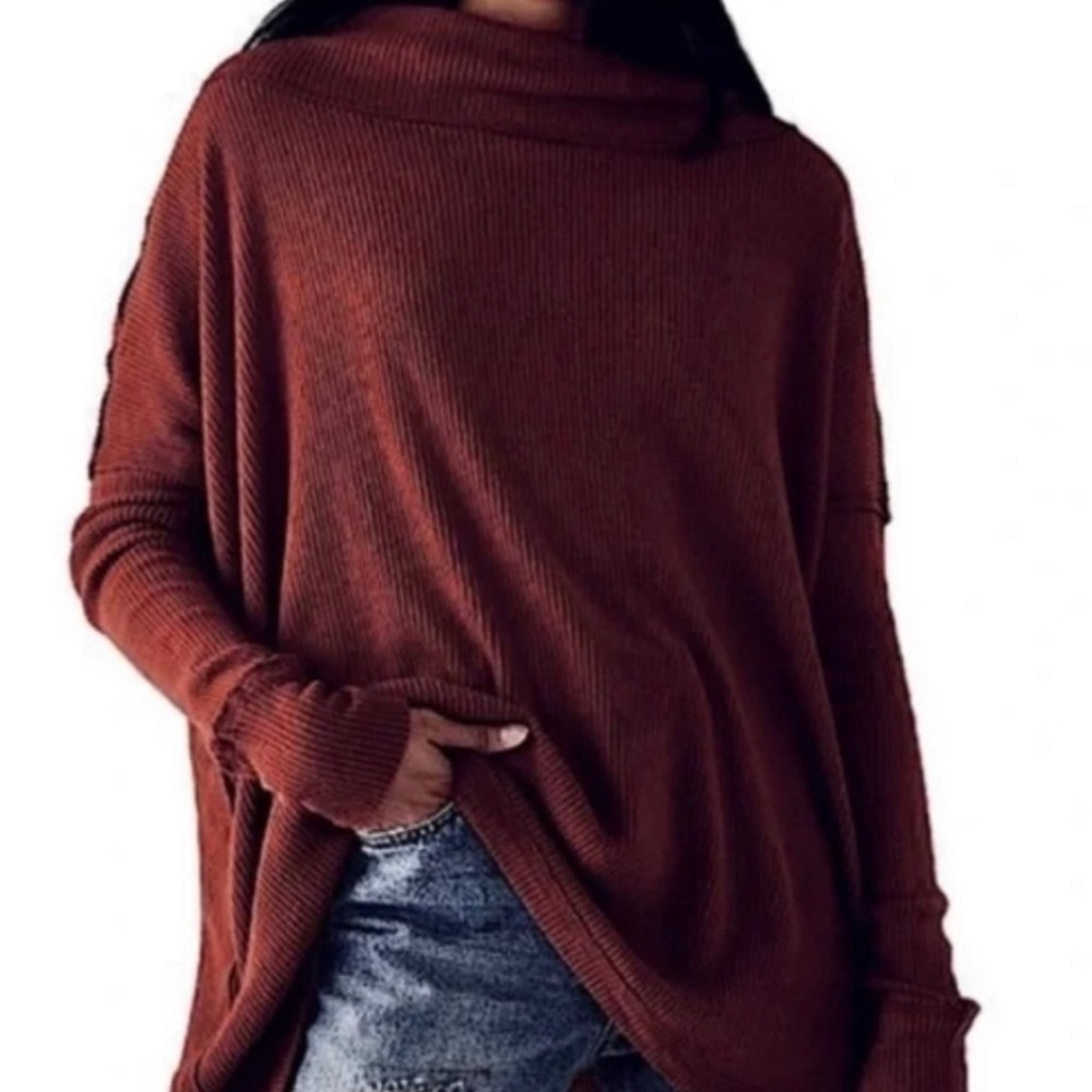 Free People Juicy Long Sleeve Date Night Top